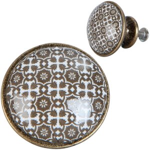 Clayre & Eef 63423 Türknopf Ø 2 cm Braun...