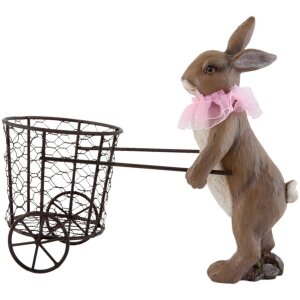 Clayre & Eef Dekoration Osterhase braun 6PR0689...