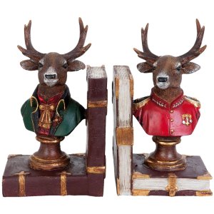 Clayre & Eef Buchstütze DEER 6PR0923 braun...