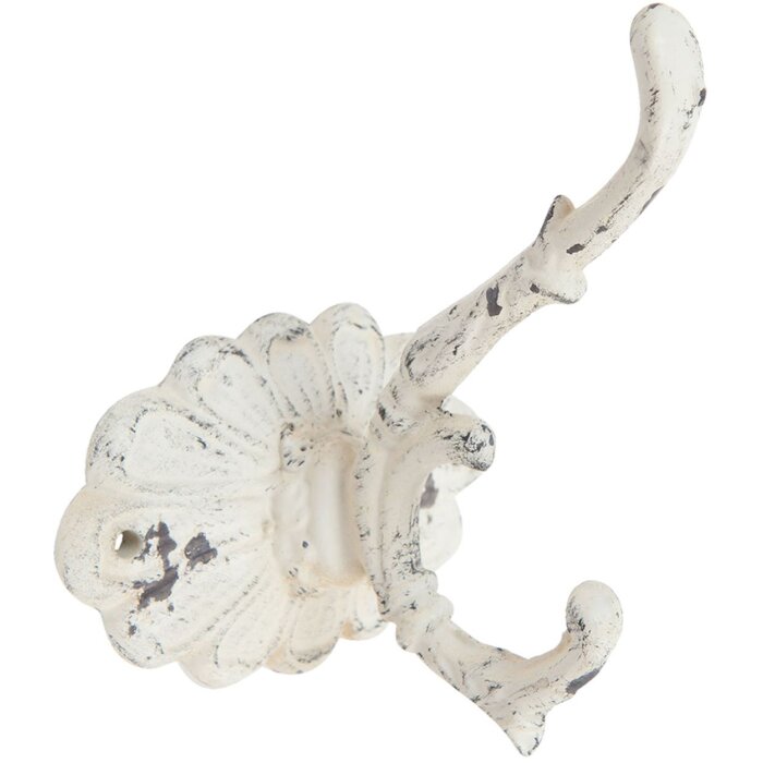 Clayre & Eef Haken SIMPLY 10x10x13 cm shabby weiß