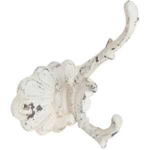 Clayre & Eef Haken SIMPLY 10x10x13 cm shabby weiß