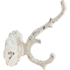 Clayre & Eef Haken SIMPLY 10x10x13 cm shabby weiß