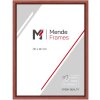 MendeFrames Holzrahmen H004 Mahagoni 10x30 cm mit Antireflexglas