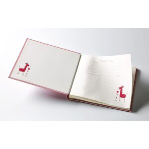 Walther Babyalbum Meine Taufe Baby Animal rosa 28x25 cm...