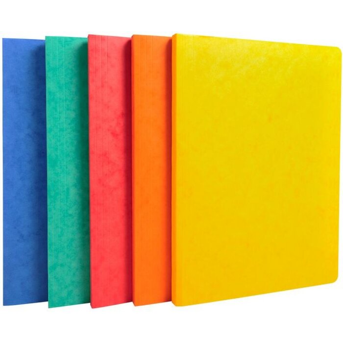 Acoperișoara de dosar Exacompta A4, până la 350 de fețe, carton Manila 400g, spate texturat