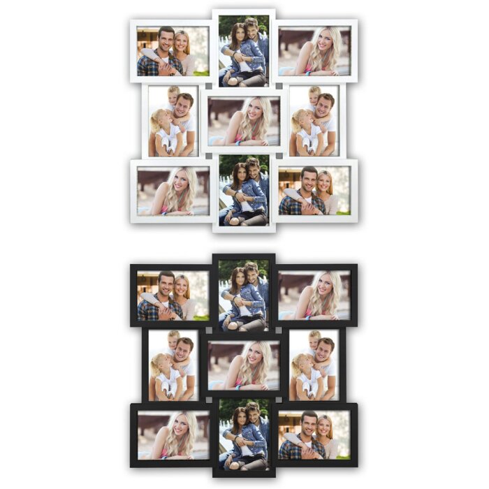 Galerie foto ZEP SANTANDER pentru 9 imagini 13x18 cm, ramă plastic, negru/alb