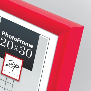 ZEP New Easy Bilderrahmen 21x30 cm Rot Kunststoff Klarglas Aufsteller