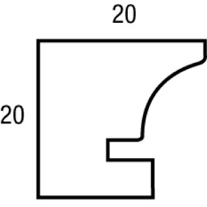 Rama foto Henzo modernă cu efect lemn și passepartout