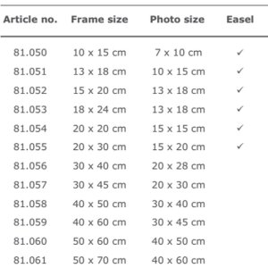 Rama foto Henzo modernă cu efect lemn și passepartout