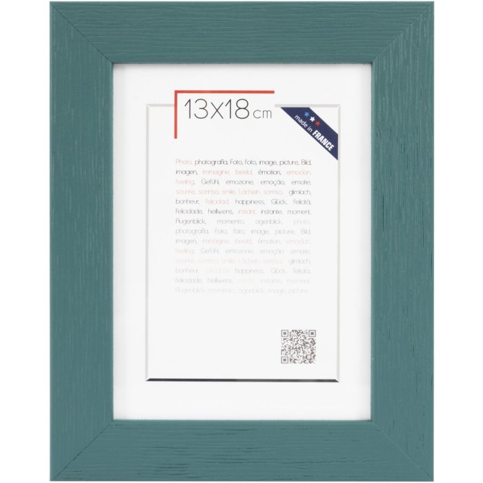 CEANOTHE Tutti Frutti Holzrahmen 10x15 cm türkis