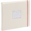 Panodia Leinen Fotoalbum Linea 30x30 cm 60 weiße Seiten mit Gummiband