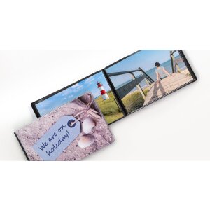 Album foto mini Walther Memories, copertă moale, 40 de imagini 10x15 cm, negru