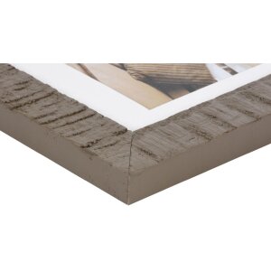 Henzo Holzrahmen Driftwood mittelbraun 10x15 cm mit Passepartout 7x10 cm