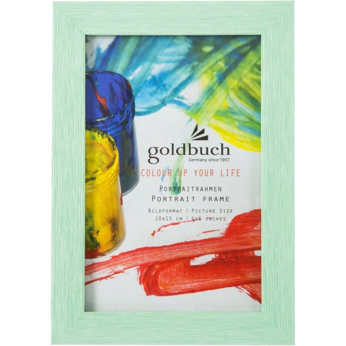 Goldbuch Portraitrahmen Colour Up türkis für 1 Foto 10x15 cm