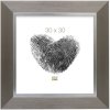 Bilderrahmen silber Kunststoff 50,0 x70,0 cm S861D