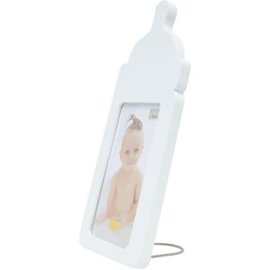Deknudt Kinderrahmen Babyflasche weiß Holz 8,0 x...
