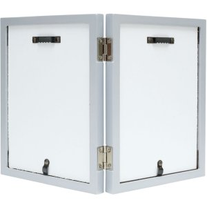 Doppelrahmen S68FD1 silber Holz 13x18 cm Hochformat