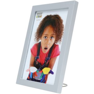 Bilderrahmen silber S68FD1 Holz 13,0 x18,0 cm