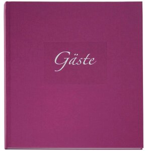 Goldbuch SEDA Gästebuch Brombeere 22x25 cm 176...