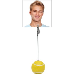 Fotohalter Tennisball S65CN Kunststoff mit Metallklammer 12 5 cm