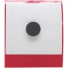 Deknudt S58RH2 Magnetrahmen weiß schwarz rot 13,3x24,6 cm Kunststoff