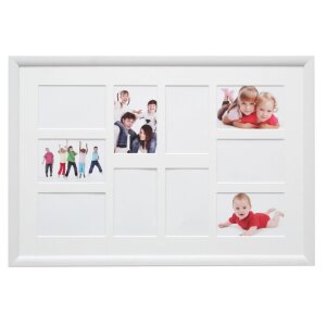 Galerierahmen S54ST1 weiß 10 Fotos 10x15 cm