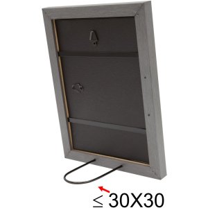 Deknudt Holzrahmen S54S grau 15,0 x23,0 cm