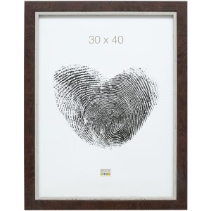 Bilderrahmen braun Kunststoff 13,0 x18,0 cm S45VY