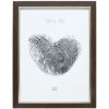 Bilderrahmen braun Kunststoff 13,0 x18,0 cm S45VH