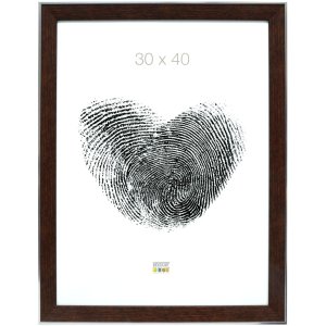 Bilderrahmen braun Kunststoff 20,0 x20,0 cm S45FE