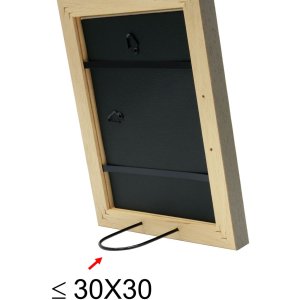 Deknudt Bilderrahmen braun Holz 13,0 x 13,0 cm S45ES, braun, 13x13cm