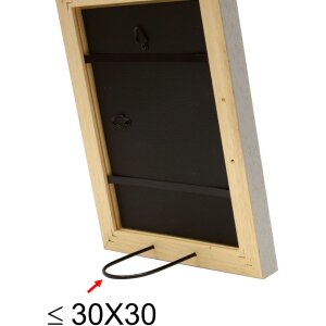 Deknudt Holzrahmen S45ES grau 20x30 cm