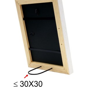 Deknudt Holzrahmen S45ES weiß 15x15 cm