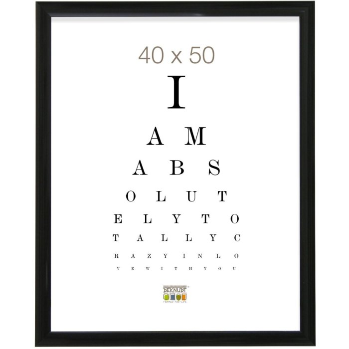 Bilderrahmen schwarz Kunststoff 15,0 x20,0 cm S43WK