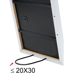 Bilderrahmen rot-weiß Holz 15,0 x15,0 cm S43AL