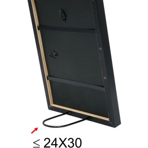 Bilderrahmen schwarz S43AK2 Holz 18,0 x24,0 cm