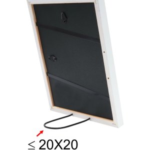 Holzrahmen S43AK1 weiß 40x50 cm (30x40 cm)