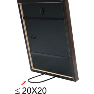 Deknudt Holzrahmen S43AH3 braun 30x30 cm (20x20 cm)