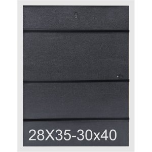 Holzrahmen S43AD1 silber 30x40 cm