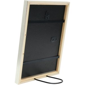 Bilderrahmen silber Holz 29,7 x42,0 cm S41JD