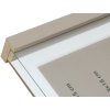 Bilderrahmen mit Passepartout taupe Holz 24,0 x30,0 cm;18,0 x24,0 cm S223K
