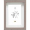 Bilderrahmen mit Passepartout taupe Holz 30,0 x40,0 cm;20,0 x30,0 cm S223K