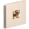 Walther Spiralalbum Fun Sand 30x30 cm 50 schwarze Seiten ohne Pergamin