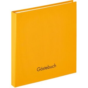 Walther Spiral-Gästebuch Fun maisgelb 26x25 cm 50...