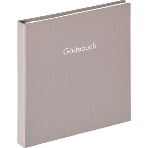 Walther Spiral-Gästebuch Fun grau 26x25 cm 50...