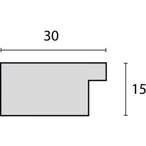 ZEP Holzrahmen Nelson 20x30 cm braun Flachprofil Rillenstruktur mit Aufsteller
