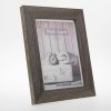ZEP Holzrahmen Nelson 20x30 cm braun Flachprofil Rillenstruktur mit Aufsteller