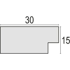 ZEP Fotorahmen Broadway 20x30 cm Gold MDF zum Aufstellen und Aufhängen