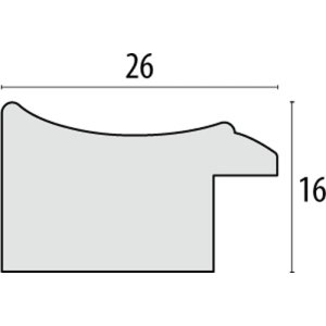 Bilderrahmen Tamigi braun 15x20 cm
