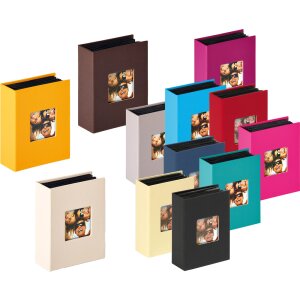 Walther Einsteckalbum Minialbum Fun für 24 bis 100 Fotos farblich sortiert